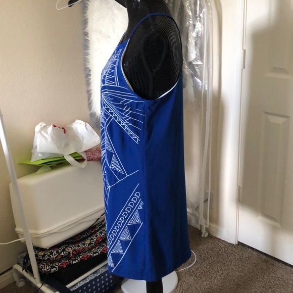 Royal Blue Shift Dress - Picture 2 of 7